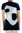 IHLE blaues (marine) Korsetthemd mit Arm und Rundhals