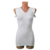 IHLE CoolMax-Korsetthemd ohne Arm mit rundem V-Ausschnitt und Flügeln (weiss)